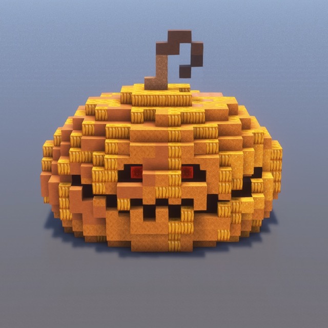 How to build Evil Pumpkin in Minecraft