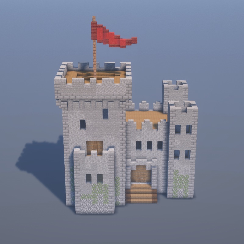 How to build Stone Castle in Minecraft